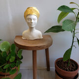 Plaster bust of a woman