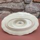 Digoin Sarreguemines ivory gravy boat with gadroons