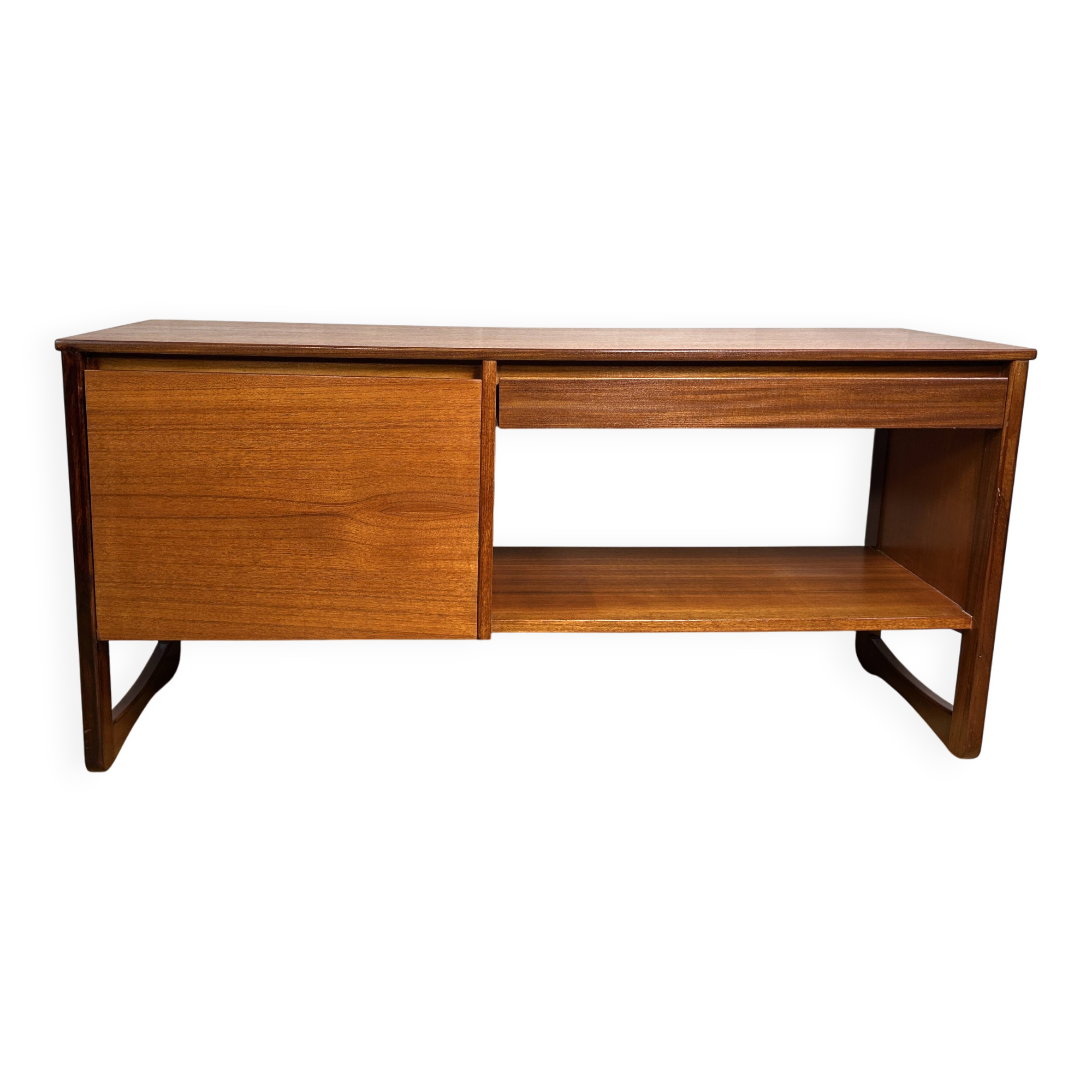 Mid-Century Retro Vintage Teak Record Cabinet by GPlan – 1960s