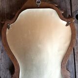 Louis XV-style gold mirror - 50x33cm