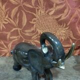 Art Deco ceramic elephant statue