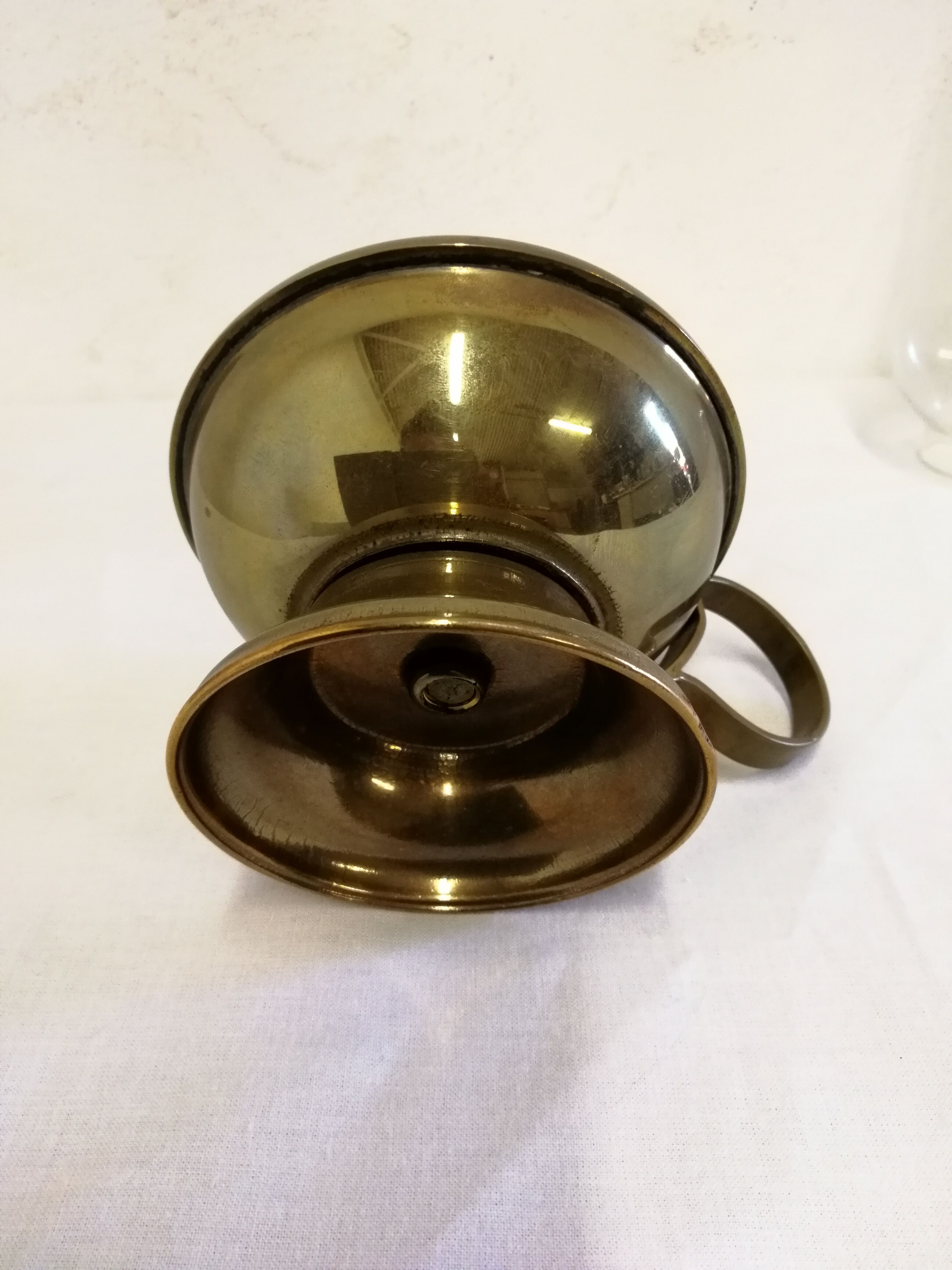Brass kerosene lamp