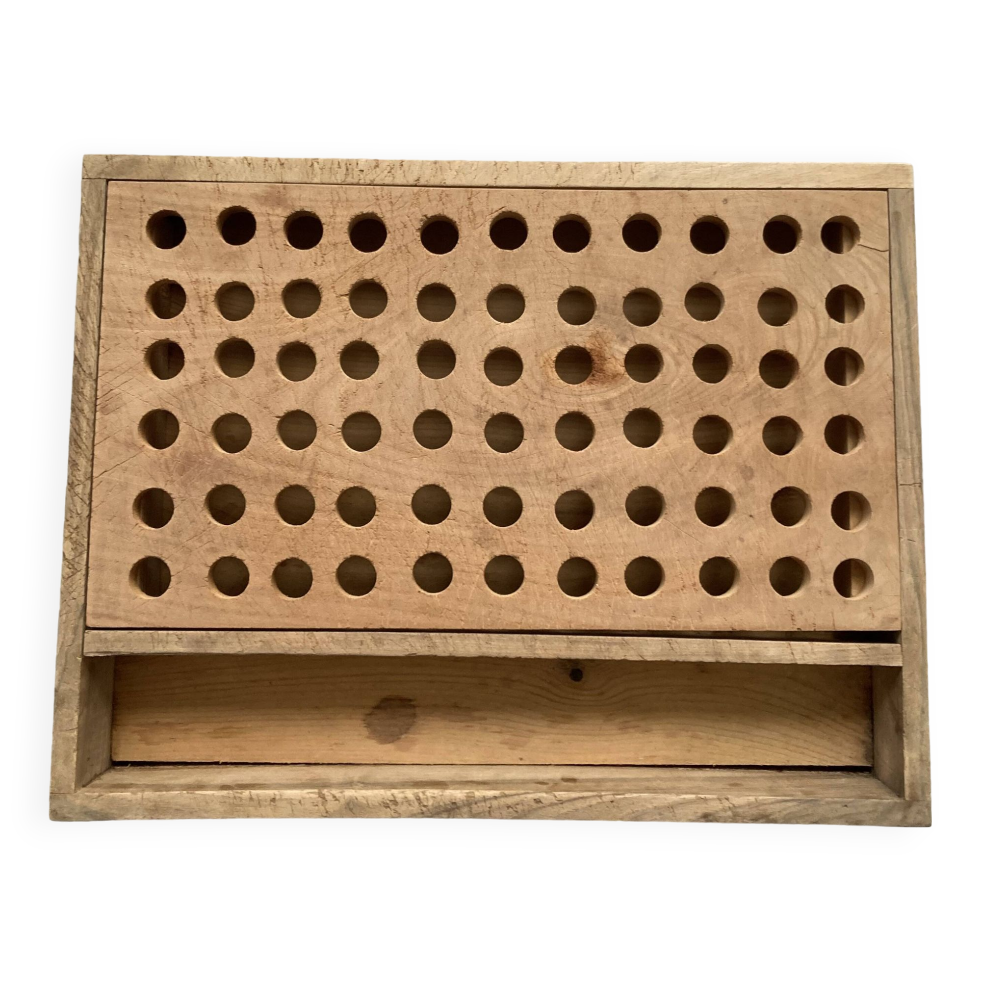wooden storage box for tools