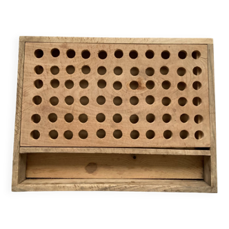 wooden storage box for tools