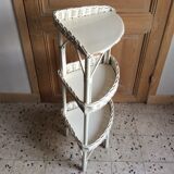 Rattan shelf