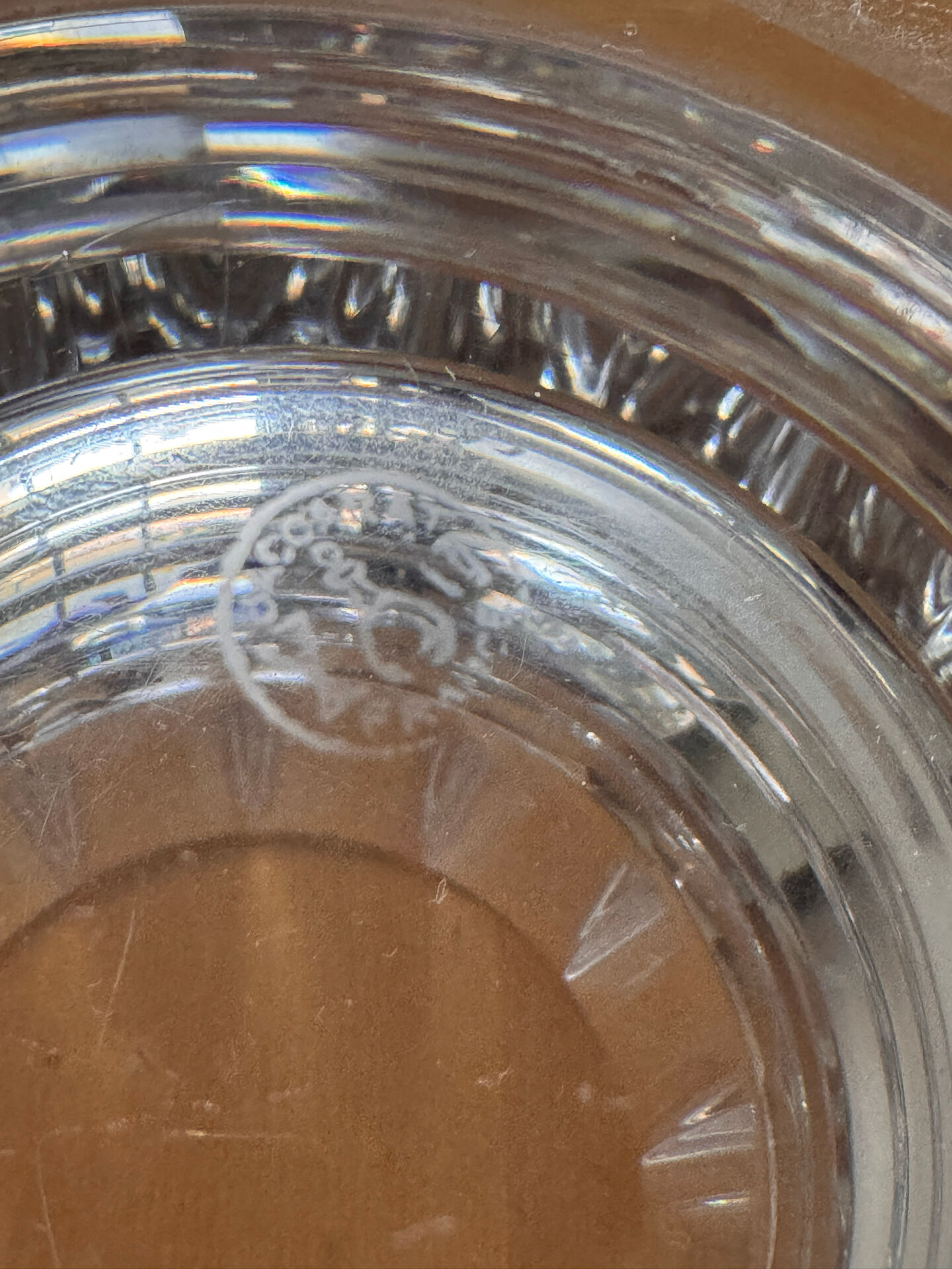 Large Baccarat crystal vase
