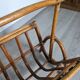 Vintage rattan magazine holders