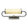 Czech Art Deco Chrome and Champagne Glass Wall Light, 1930s