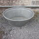 Bassine en zinc ovale