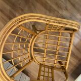 Rattan armchair