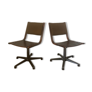 Chaises pivotantes vintage