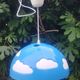 Ikea Skojig pendant light from IKEA - vintage 90s model cloud/blue decor