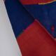 Minimalist Kilim, Red an Blue Perde from Eastern Anatolia, Turkey 3'4'' x 17'7''