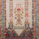 Antique silk prayer rug, Anatolia, 1930s