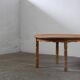 Vintage Danish Modern Oak Round Table, H. Kjærnulf style, 1960s