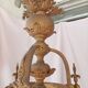 Suspension in brass and bronze Renaissance style