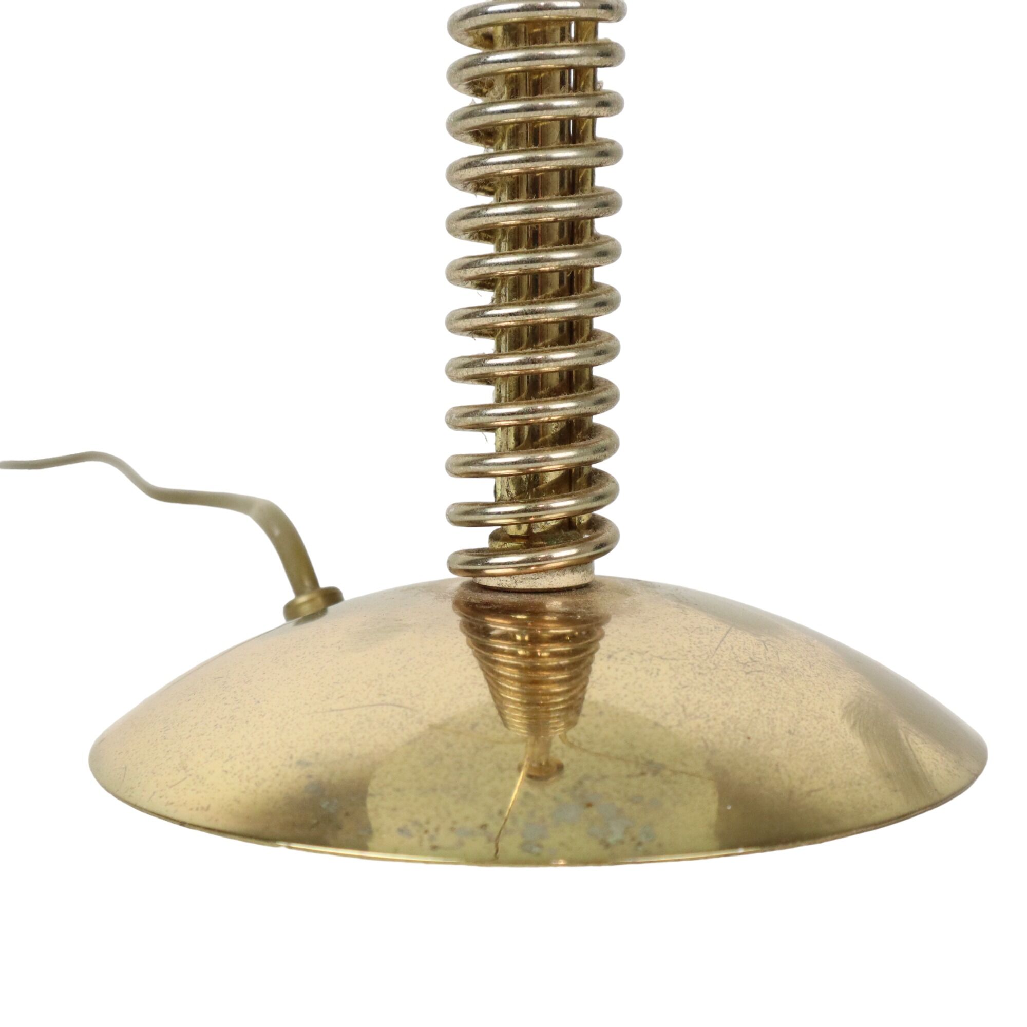 Vintage mushroom lamp table lamp massive seventies metal 36cm