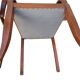 Pair of bridge armchairs in wood and fabric, 1940