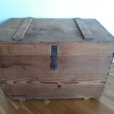 Old solid pine chest