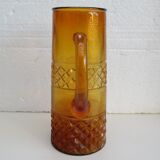 Vintage pitcher – amber glass
