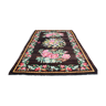Beautiful Moldovan kilim vintage Romanian Bohemian kilim carpet