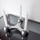 Scandinavian Boomerang candle holders, aluminium, Denmark, 1970