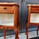 Pair of bedside Louis XV French walnut 1900s