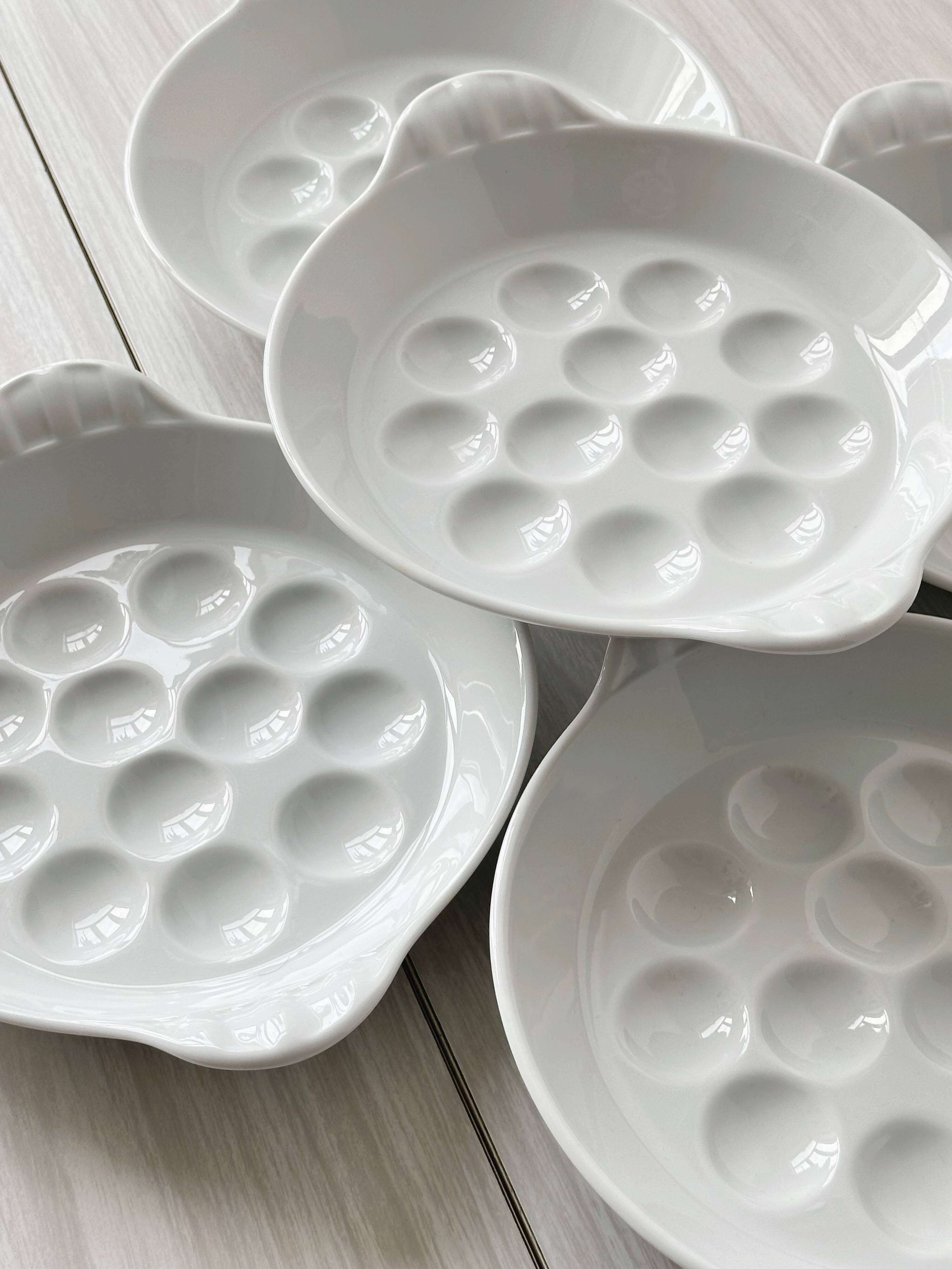 Plates - snail dishes in Reussy Porcelain