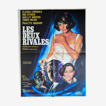 Affiche cinéma originale "Les deux rivales" Claudia Cardinale 60x80cm 1964