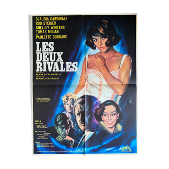 Original cinema poster "The two rivals" Claudia Cardinale 60x80cm 1964