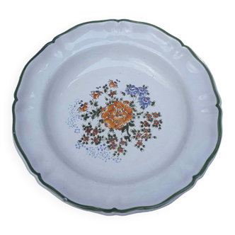 Small decorative plate - Moustier - XXth century