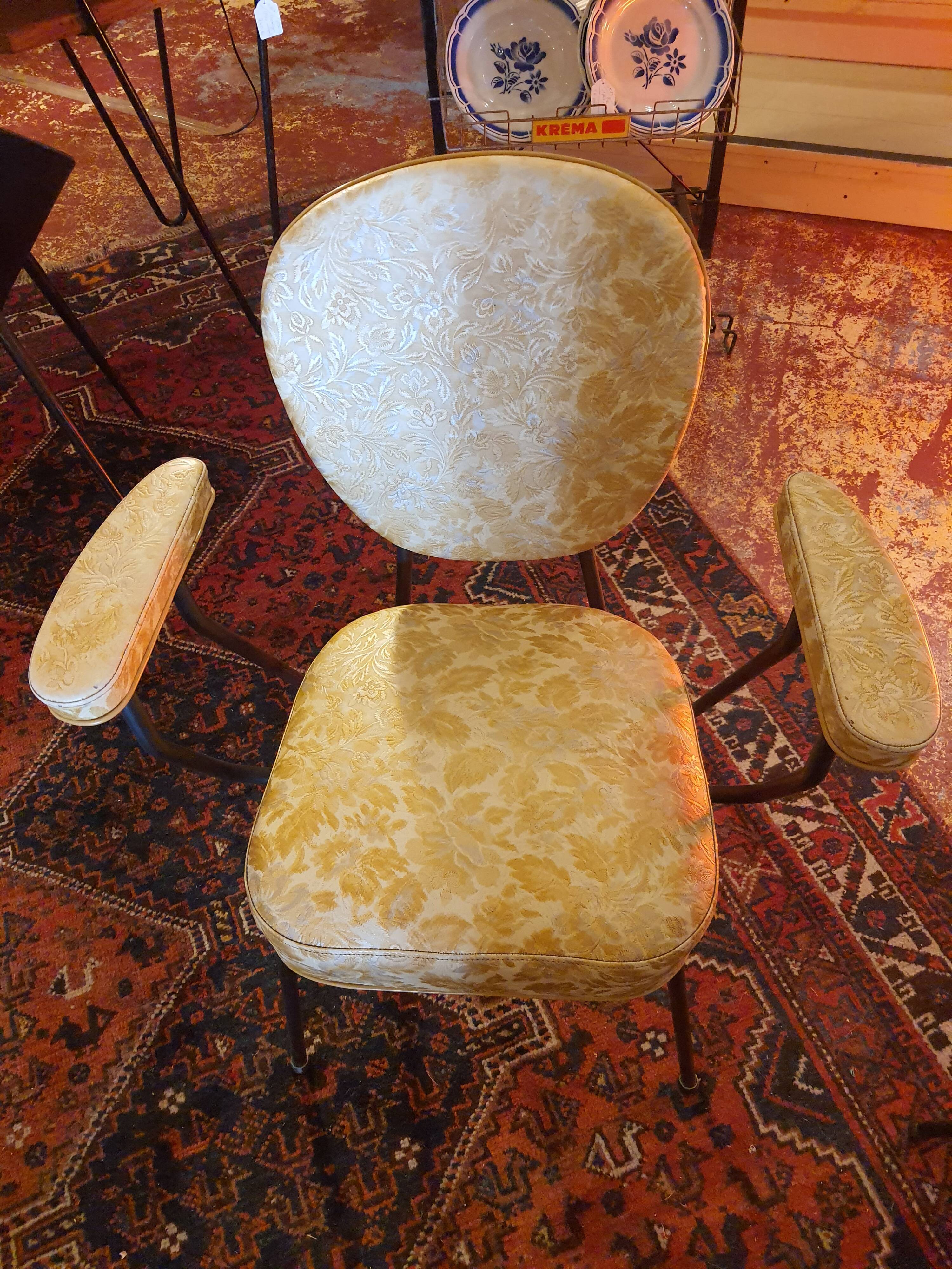 Chaises fer forgé années 50, vintage