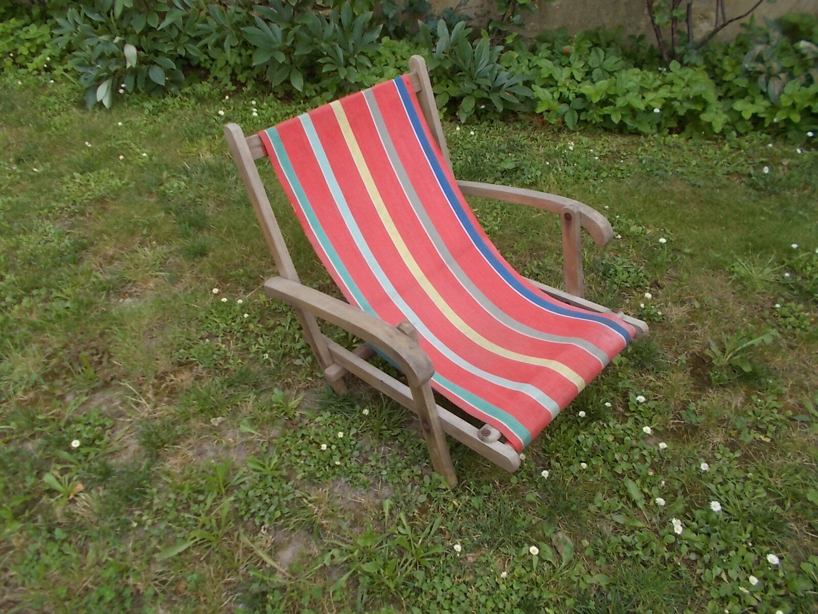 Vintage deckchair