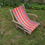 Vintage deckchair