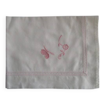 Antique embroidered child's pillowcase