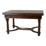 Early 20th Century Extendable Oak Dining Table, 1930s