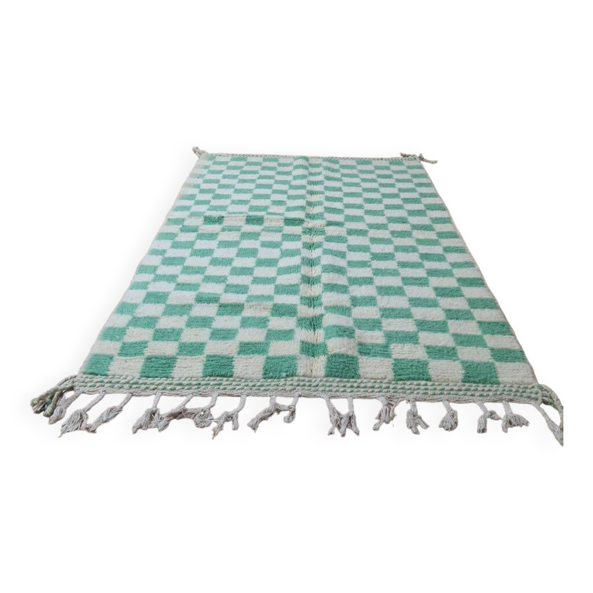 Handmade wool Berber rug 250x150 cm