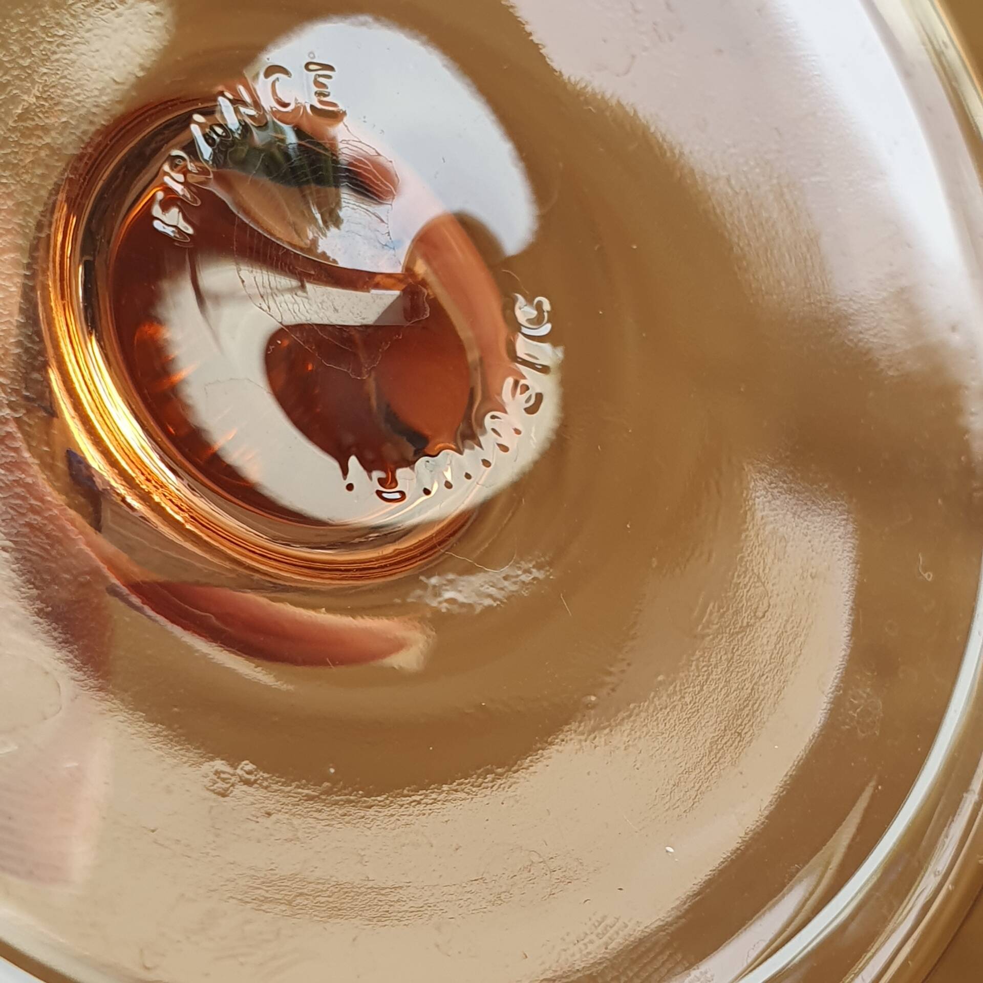 4 Verres à Eau ou Vin / verre à pied Rose
