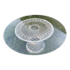 Russell Woodward garden table, fibreglass woven.