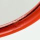 Miroir rond Mirage Arnaldo Radaelli orange années 70