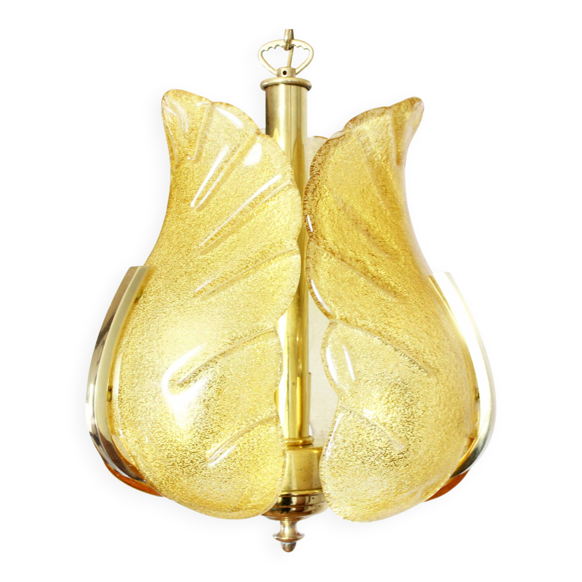 Murano glass pendant light by Carl Fagerlund for Solken Leuchten, 1960