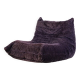 Chauffeuse 1 place Togo aubergine par Michel Ducaroy pour Ligne Roset