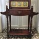 Entrance cloakroom with english coat rack art nouveau