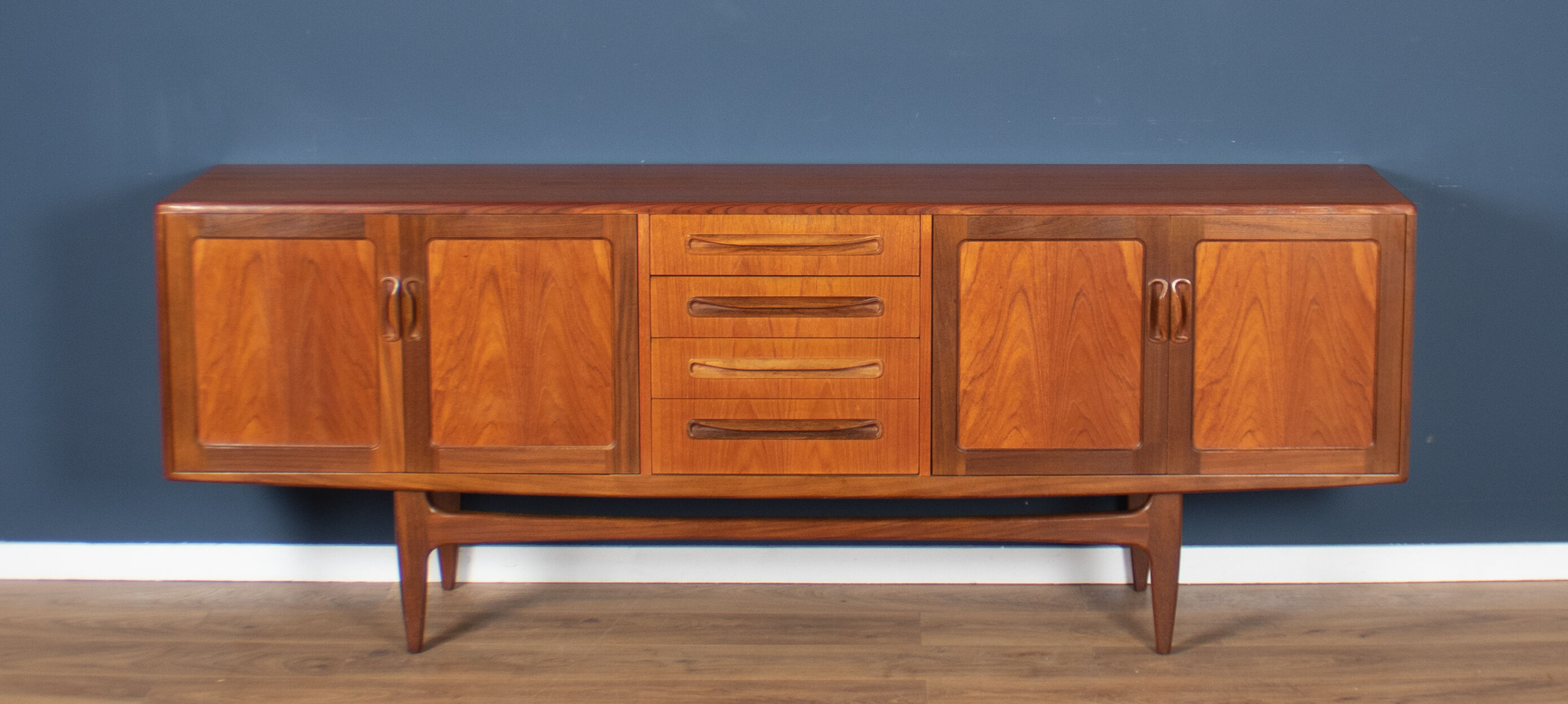 Retro Teak 1960s G Plan Fresco Long John Sideboard By Victor Wilkins