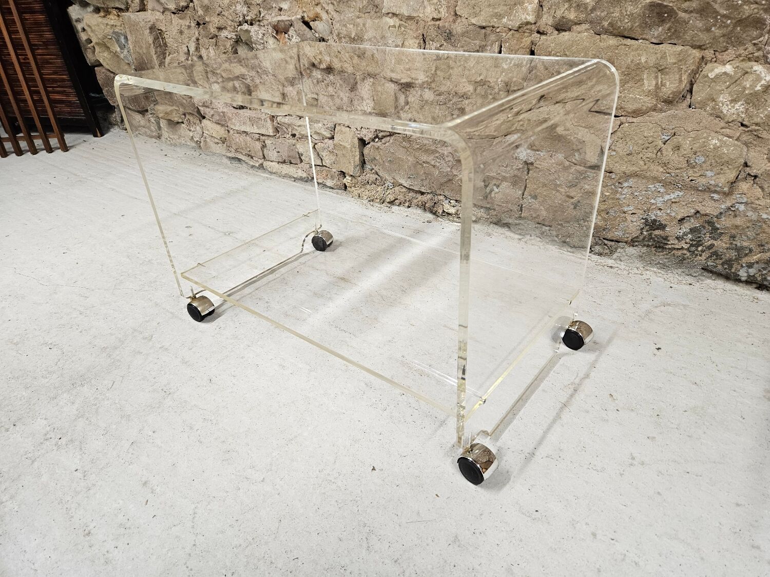 Plexi roulette hifi table 1970"