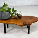 Table basse tree trunk années 50