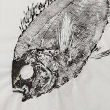 Gyotaku d'une dorade grise
