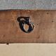 Art Nouveau wall mirror Vienna Secession in walnut frame
