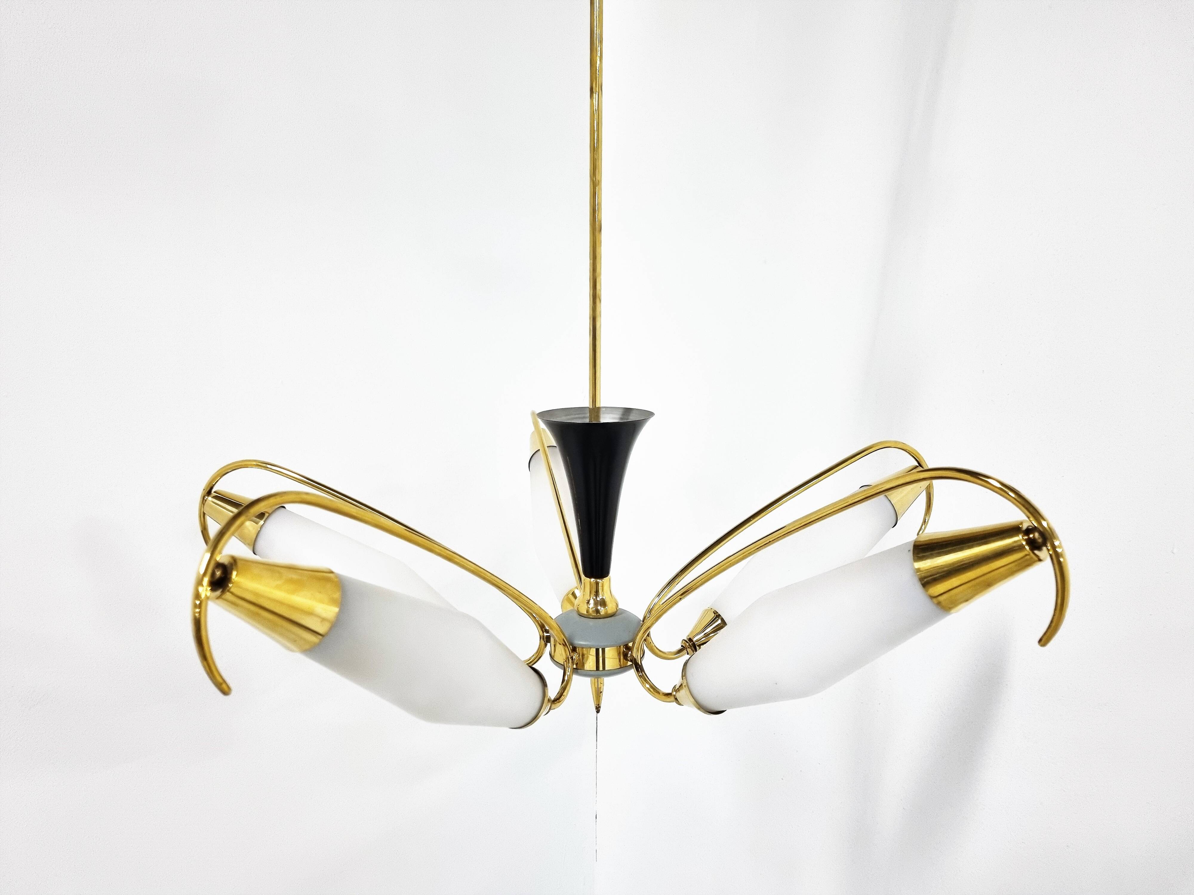Mid century italian chandelier, 1960s