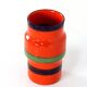 Vase vintage aux couleurs vives